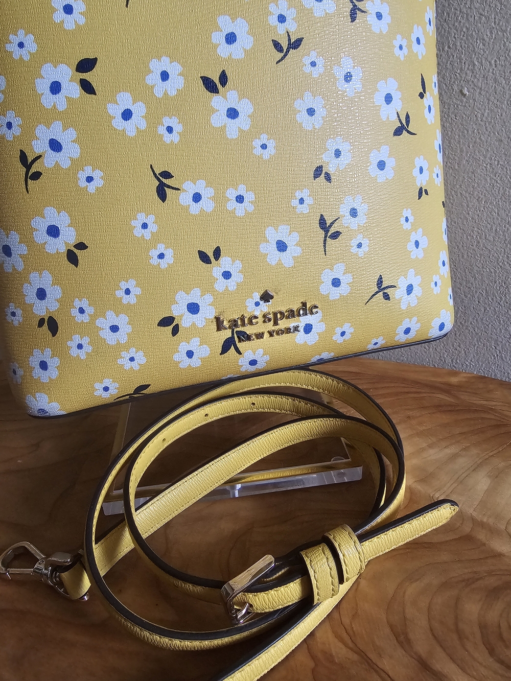 kate spade Yellow Floral Square Shoulder Bag - Picture 5 of 5